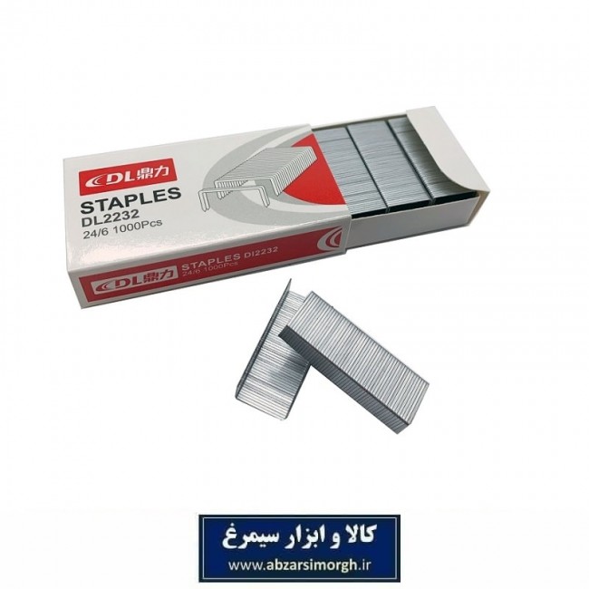 سوزن دستگاه منگنه دی ال DL2232 سایز 24/6 بسته ۱۰۰۰ عددی OMG-002