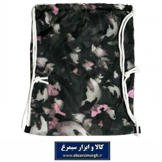 کوله پشتی ورزشی شوزبگ طرح دار مدل A پارچه پلاستیک ظریف VKF-003