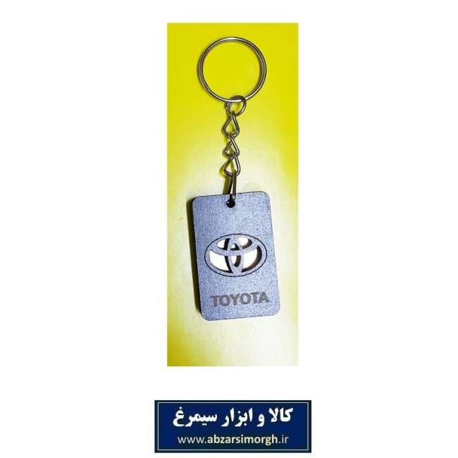 جاکلیدی آرم و لوگوی چوبی خودرو های Toyota تویوتا ارزان قیمت HSK-086