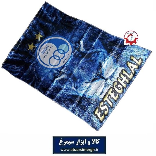 پرچم هواداری باشگاه فوتبال استقلال طرح K چاپ سابلیمیشن VPC-030