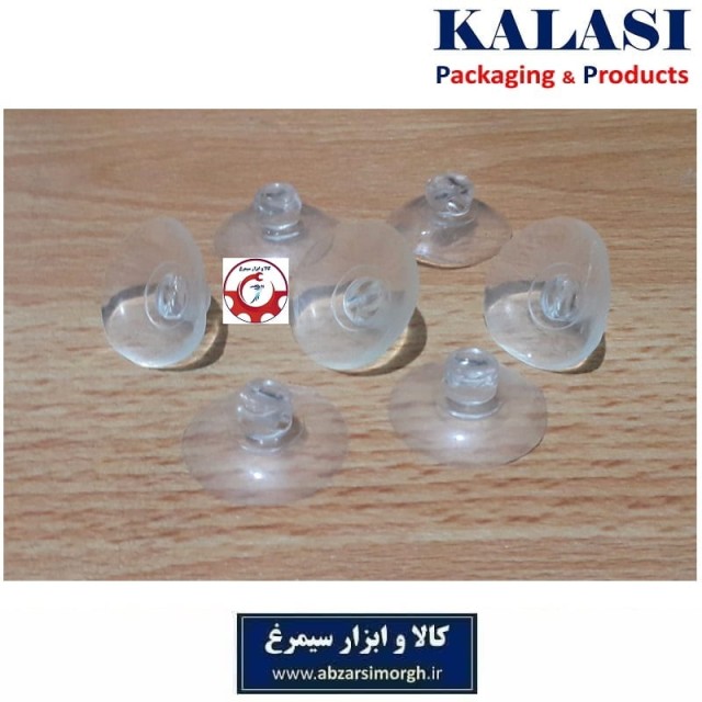 چسبونک و مکنده شیشه بدون قلاب خارجی 3 سانت فروش تک و تعداد KCB-008