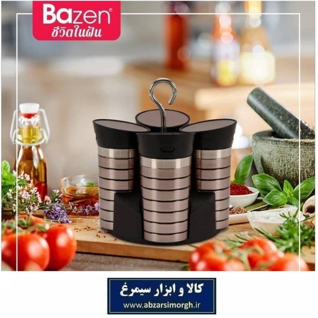 جا ادویه 4 عددی طرح تایلندی Bazen بازن HZF-027
