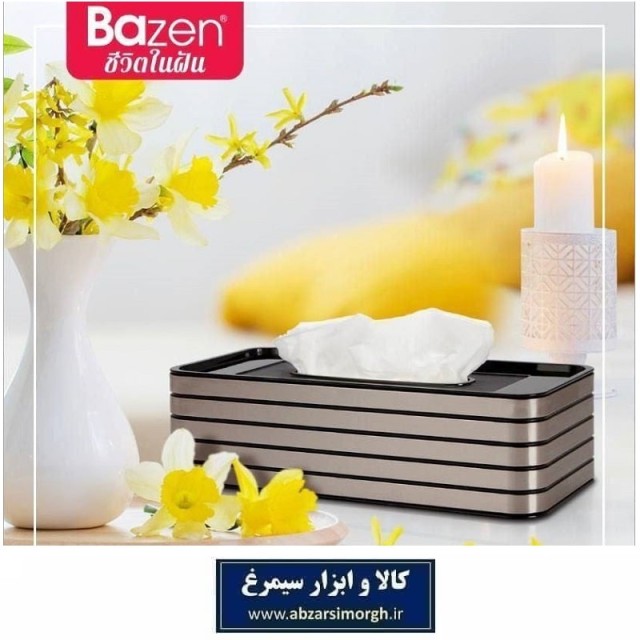جا دستمال کاغذی رومیزی طرح تایلندی Bazen بازن HZF-034
