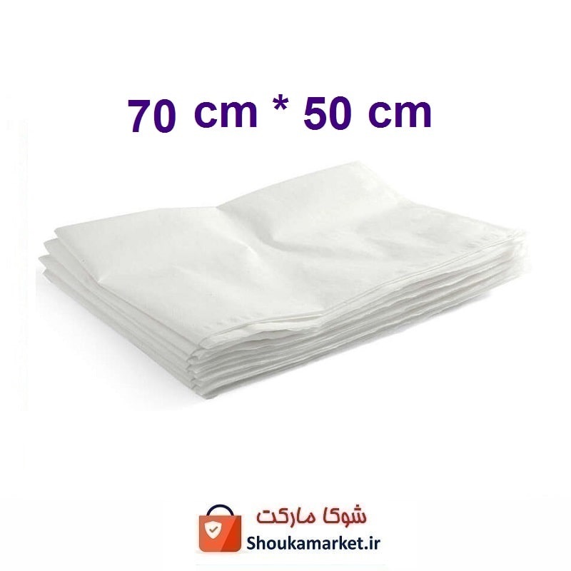 روبالشی یکبار مصرف ابعاد ۵۰ × ۷۰ سانت بسته ۵ عددی HKK-015