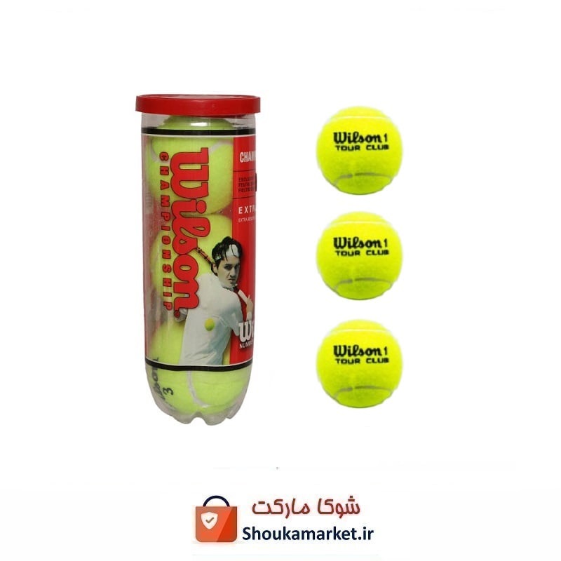 توپ تنیس Wison 1 Tour Club ویلسون ۳ عددی VTT-004