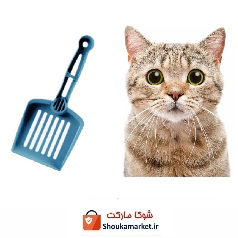 بیلچه مخصوص تمیز کاری خاک گربه هپی پت مدل مشا HPS-020