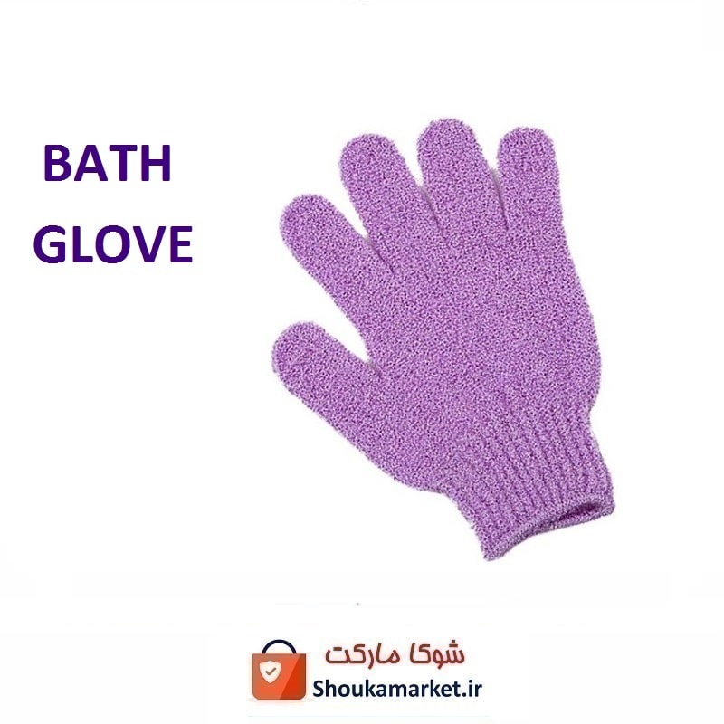 دستکش لیف و کیسه حمام لایه بردار صورت و بدن رنگی ارزان قیمت HDA-004