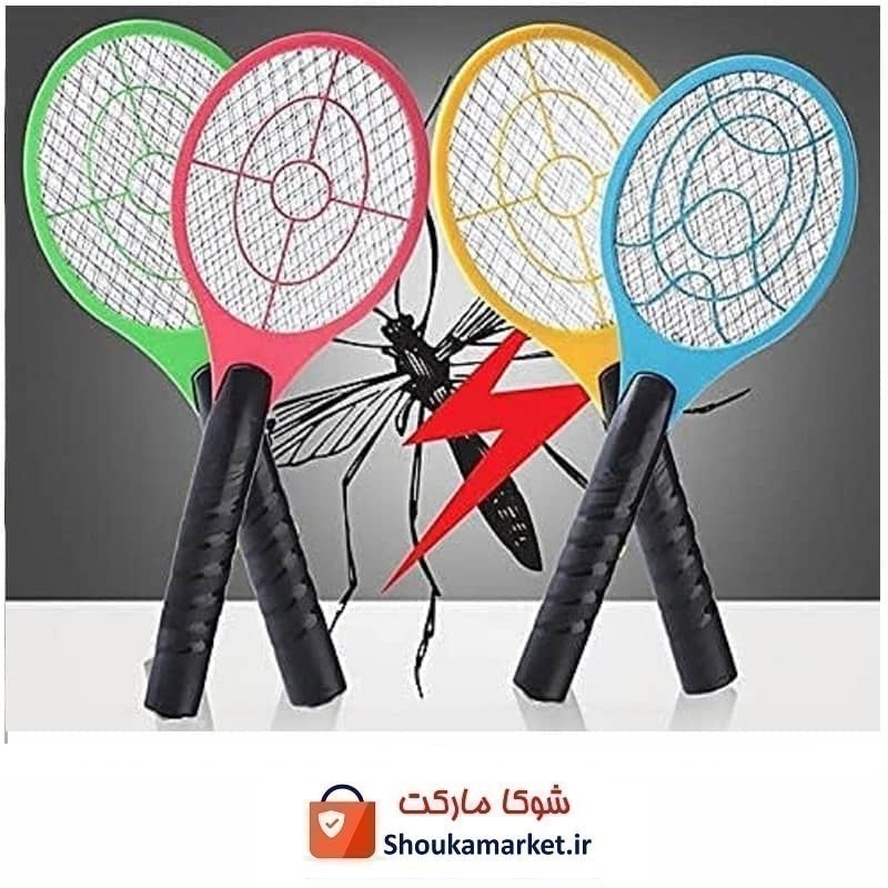حشره کش برقی راکتی مدل شارژی با برق شهری و چراغ قوه دار فروش تک و تعداد ELH-004
