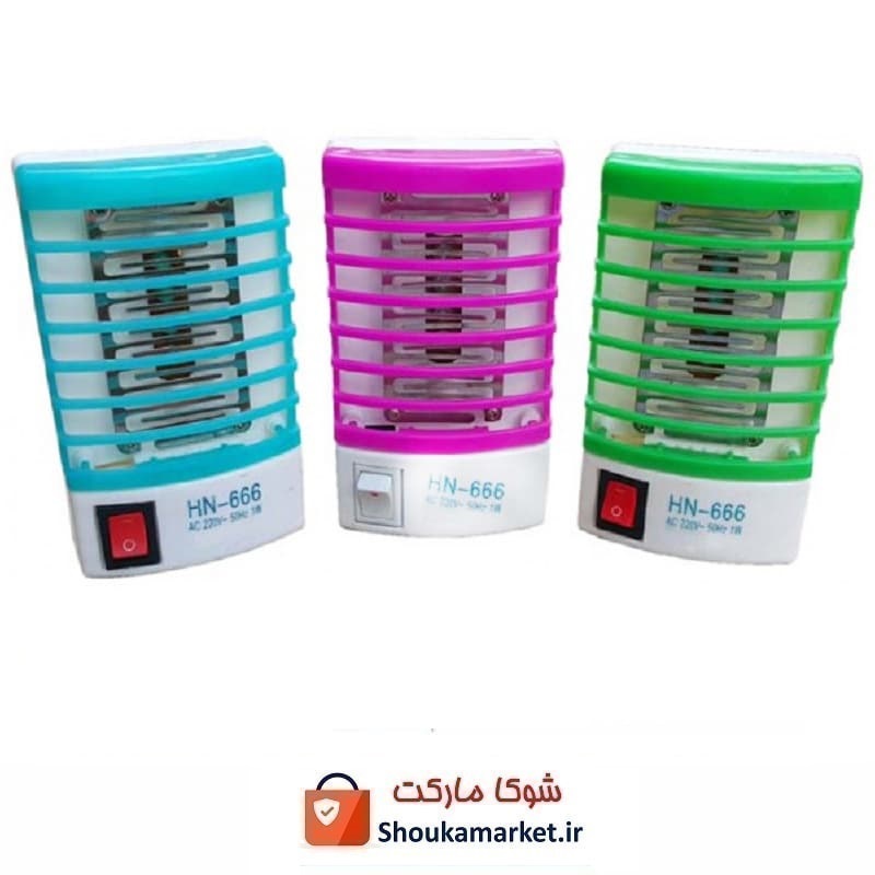 حشره کش و چراغ خواب برقی مدل HN-666 دیواری ELH-003