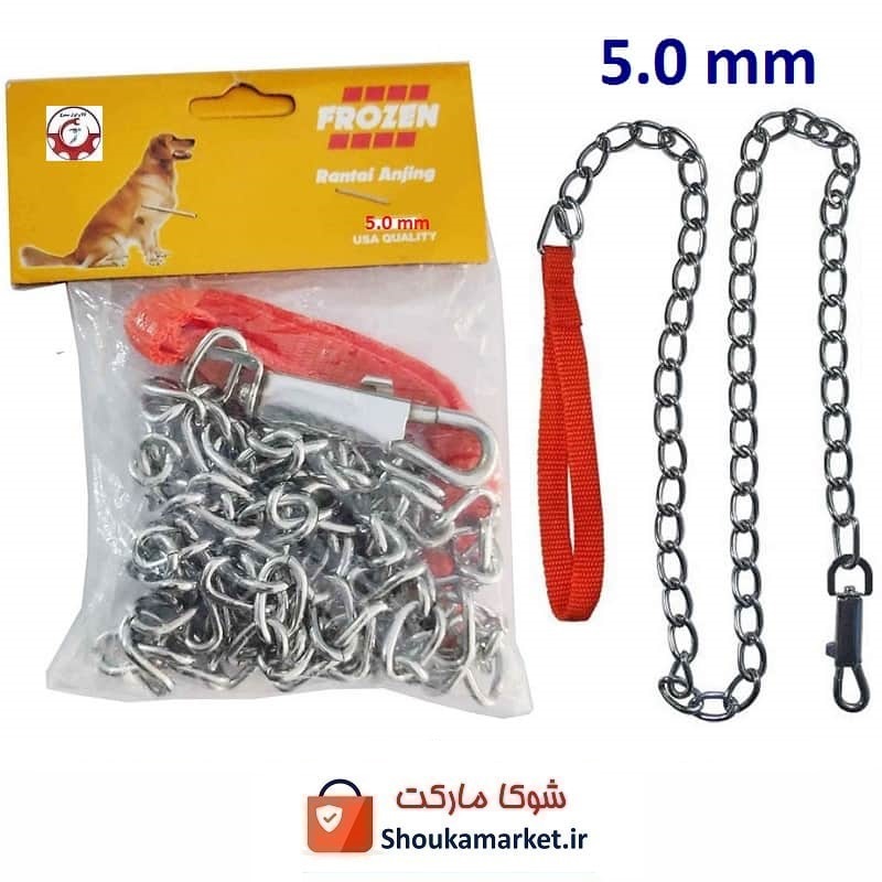 زنجیر و هرزگرد قلاده فروزن Frozen طول 1.5 متر وزن 310 گرم HPS-025