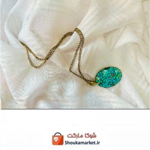 گردنبند فیروزه کوبی کد FBS
