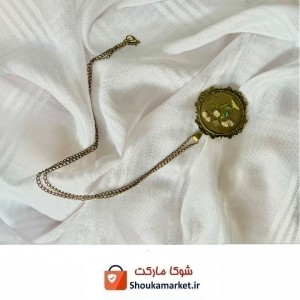 گردنبند برنز طرح گل کد GGT