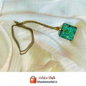 گردنبند برنز فیروزه کوبی کدMSF