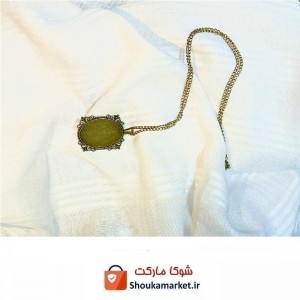 گردنبندبرنز خام همراه با زنجیر کد BH