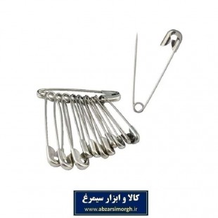 سنجاق قفلی سایز ۴ بسته ۱۲ عددی HSJ-004