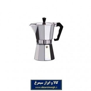 موکاپات یا قهوه جوش و اسپرسوساز رو گازی آلومینیوم ۱ کاپ HGJ-005