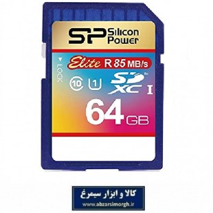 کارت حافظه سیلیکون پاور ELITE SDXC I Class10 با ظرفیت 64 گیگابایت DSM-011
