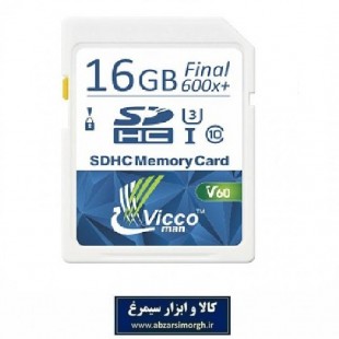 کارت حافظه SDHC ویکومن مدل Extra 600X کلاس 10استاندارد UHS-I سرعت 90MB/S ظرفیت 16 گیگابایت DSM-024