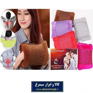 کیسه آب گرم برقی خال خالی پارچه مخمل پولیشی ZKA-003