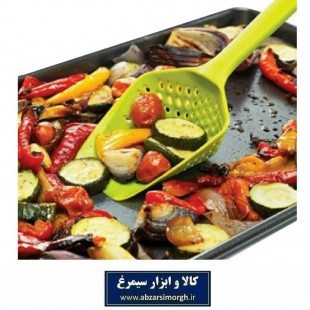 قاشق و آبکش ملاقه ای پلاستیکی ملودی ۲۹ سانت HAA-035