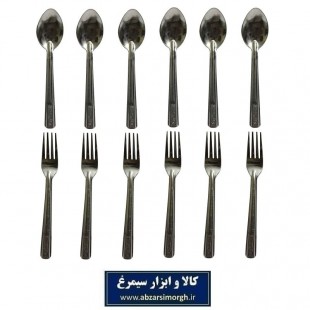قاشق و چنگال غذاخوری استیل ارزان قیمت تولید چین ۶ نفره HGS-011