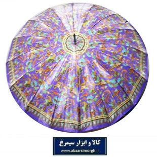 چتر زنانه نقش دار طرح D دسته عصایی ۱۶ فنر HCH-029