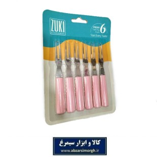 چنگال خرما و زیتون خوری Zuki زوکی ست 6 عددی HOK-004