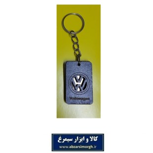 جاکلیدی آرم و لوگوی چوبی خودرو های VW فولکس واگن ارزان قیمت HSK-083