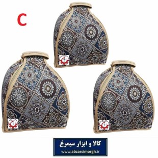 ست کیف و کاور دیگ و قابلمه مدل C طرح سنتی و جاجیم 3 عددی HTZ-016