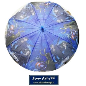 چتر بچه گانه سایز 19 کارتونی Avengers آونجرز 8 فنر HCH-033