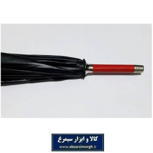 چتر روغنی دو رویه مشکی داخل رنگی فایبر لاکچری 2 نفره 8 فنره میله ای فروش تک و تعداد HCH-047