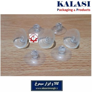 چسبونک و مکنده شیشه بدون قلاب خارجی 3 سانت فروش تک و تعداد KCB-008