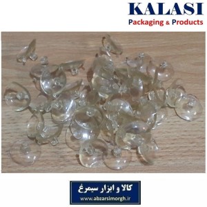 چسبونک و مکنده شیشه با سوراخ اتصال قلاب 3 سانت فروش تک و تعداد KCB-009