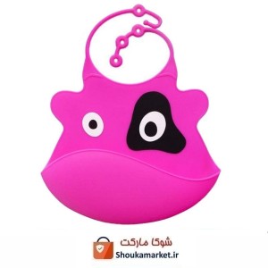 پیش بند کودک سیلیکونی طرح گاو خارجی HKI-004