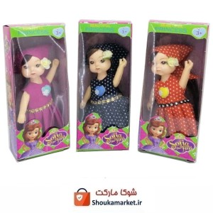 عروسک گوشتی طرح پرنسس سوفیا قد ۱۴ سانت TAR-008
