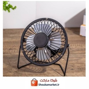 پنکه فلزی رومیزی ۴ اینچ گرد با اتصال USB یو اس بی EFA-011