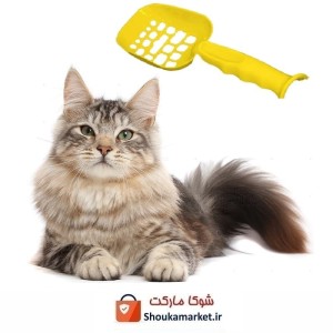 بیلچه مخصوص تمیز کاری خاک گربه هپی پت مدل فیبی HPS-021