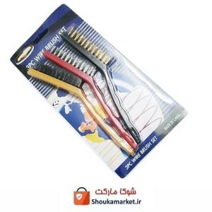 برس یا فرچه سیمی Wire Brush مسواکی ۳ عددی بزرگ HBO-003