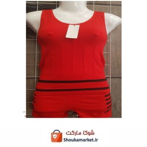 ست لباس ورزشی زنانه تاپ و شلوارکSV-005