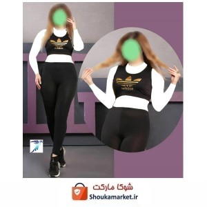 نیم تنه و ساپورت ورزشی زنانه Adidas آدیداس مشکی VLV-008