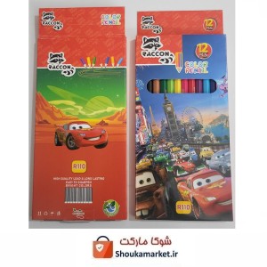 مدادرنگی 12 رنگ طرح مک کویین RACCON