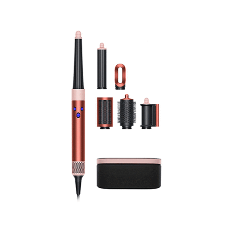 سشوار برس دار حالت دهنده دایسون مدل Airwrap HS08 رنگ صورتی برنز