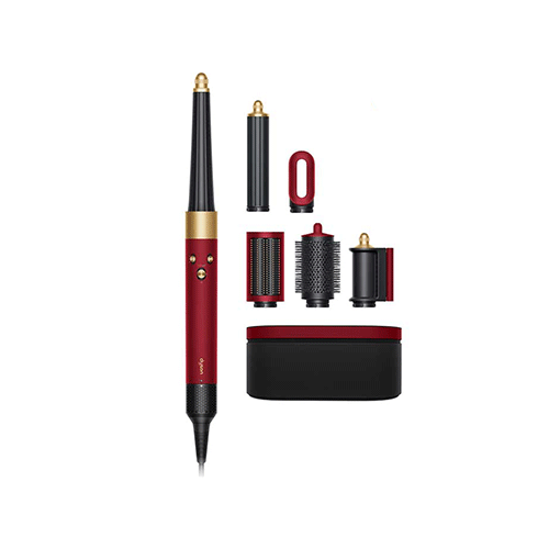 سشوار برس دار حالت دهنده دایسون مدل Airwrap HS08 رنگ زرشکی طلایی