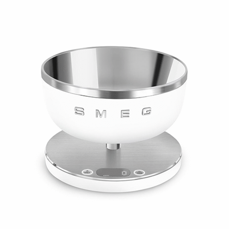 ترازو دیجیتال آشپزخانه اسمگ رنگ سفید مات مدل KSC01