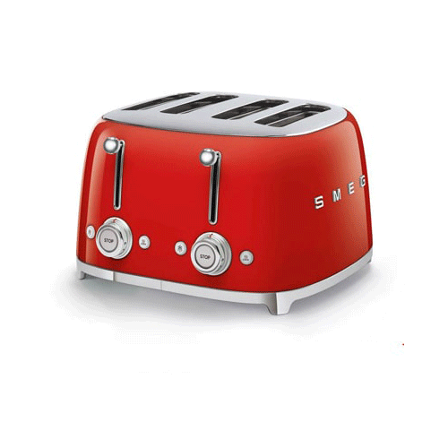 توستر 4 اسلایس قرمز اسمگ TSF03