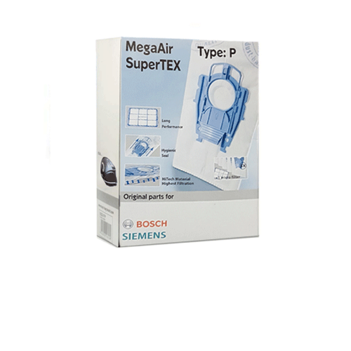 پاکت جارو برقی بوش مدل BOSCH MegaAir SuperTEX Type P