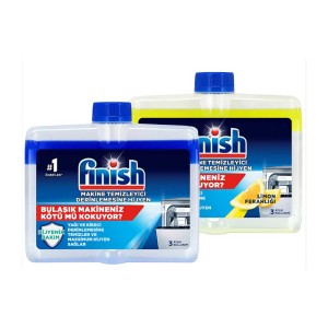 مایع جرم گیر ظرفشویی فینیش (Finish) بسته دو تایی ۲۵۰ میلی لیتری