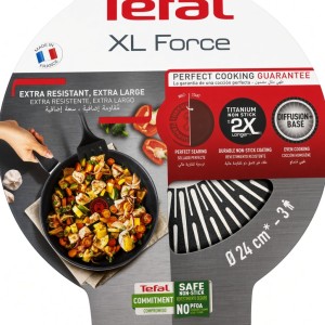 تابه تفال مدل XL Force سایز ۲۴ سانتی‌متر کد C38504