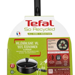تابه درب‌دار تفال مدل So Recycled سایز ۲۴ سانتی‌متر کد G2713202