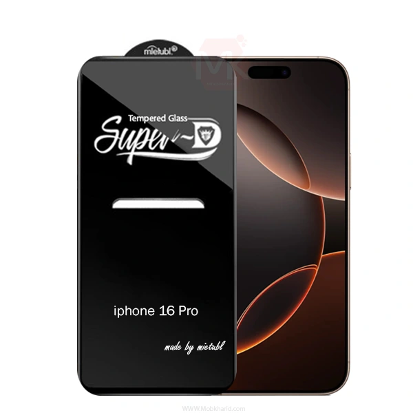 محافظ صفحه نمایش iPhone 16 Pro برند Super-D